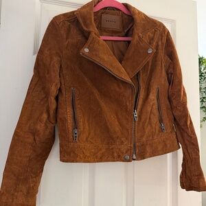 Blanknyc Leather Suede Moto jacket
